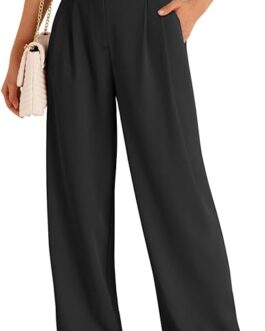LILLUSORY Wide Leg Dress Pants Women’s High Waisted Business Casual Trousers