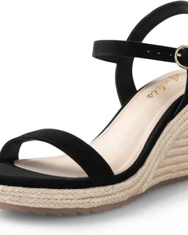Ecetana Womens Sandals Summer Wedge: Platform Comfortable Beach Shoes Dressy Casual Slides Walking Flip Flops for Women