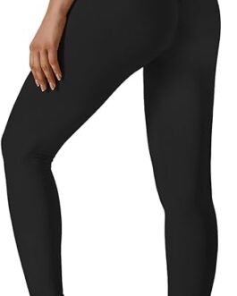iloveSIA High Waisted Leggings for Women Bow Tie Tight Yoga Pants Ruched Stretch Pants