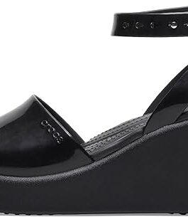 Crocs Women’s Brooklyn Ankle Strap Wedge Platform Sandals