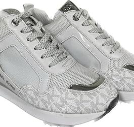 Michael Kors Maddy Trainer Fashion Sneaker Shoes (Regular, Black/White