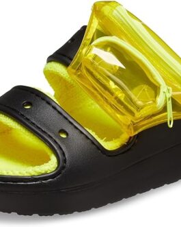 Crocs Unisex-Adult Classic Cozzzy Towel Sandals | Fuzzy Slippers Slide