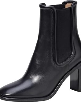 Coach Women’s Geneva Leather Bootie Ankle Boot