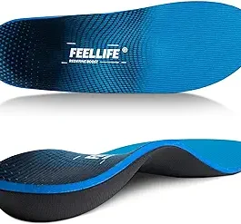 Plantar Fasciitis Relieve Feet Insoles,Arch Supports Shoe Insoles for Flat Feet,Orthotic Inserts for Foot & Heel Pain [Men 10-10 1/2 | Women 12-12 1/2]