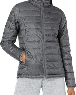 Amazon Essentials Women’s Lightweight Long-Sleeve Water-Resistant Packable Puffer Jacket (Available in Plus Size)