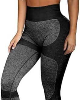 OLCHEE Women?s Workout Sets 2 Piece – Seamless Yoga Leggings and Cross-Strap Sports Bra Gym Outfits Activewear Matching Set