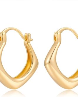 Gold Huggie Hoop Earrings for Women Everyday Fashion Jewelry