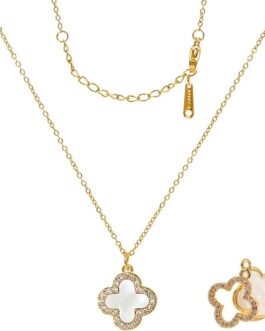 Clover Necklaces for Women | Stunning Design Four Leaf Clover Necklace Pendant | Lovely Gift